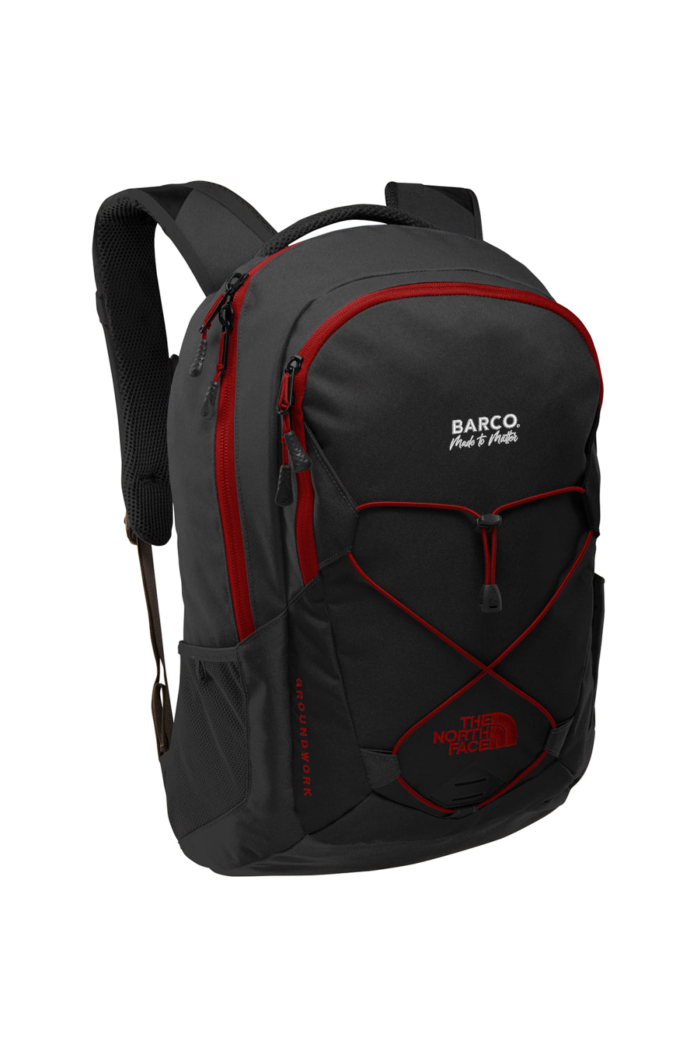 Dark Grey Heather/Cardinal Red