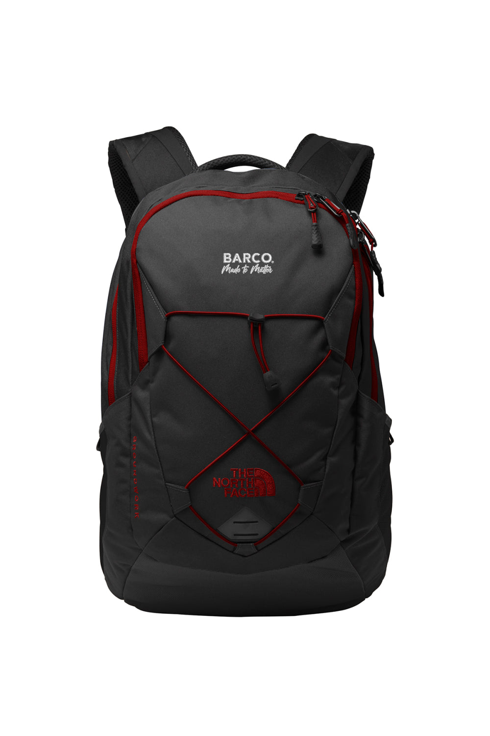 Dark Grey Heather/Cardinal Red