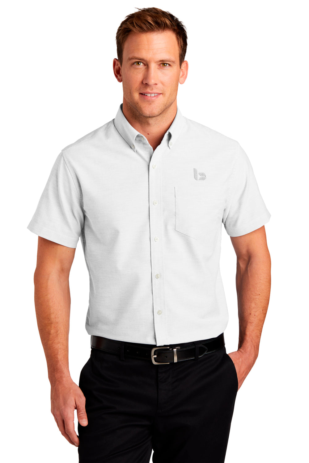 Port Authority® Short Sleeve SuperPro™ Oxford Shirt