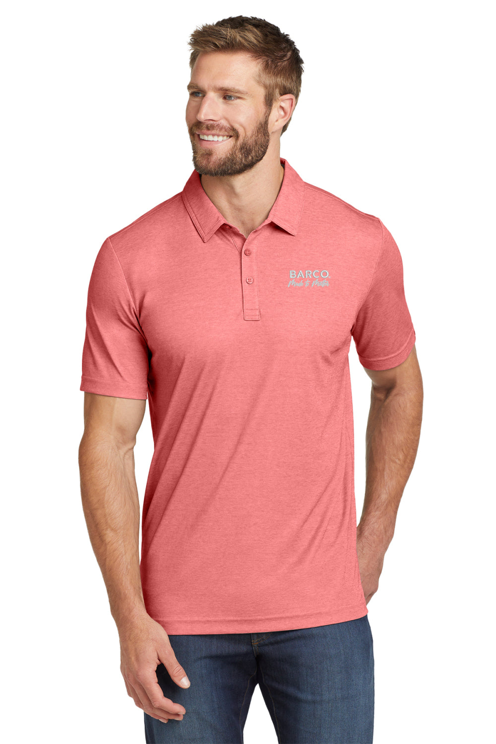 TravisMathew Oceanside Heather Polo