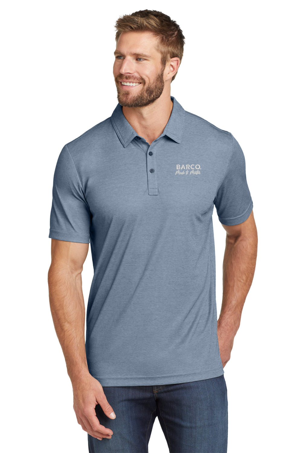 TravisMathew Oceanside Heather Polo