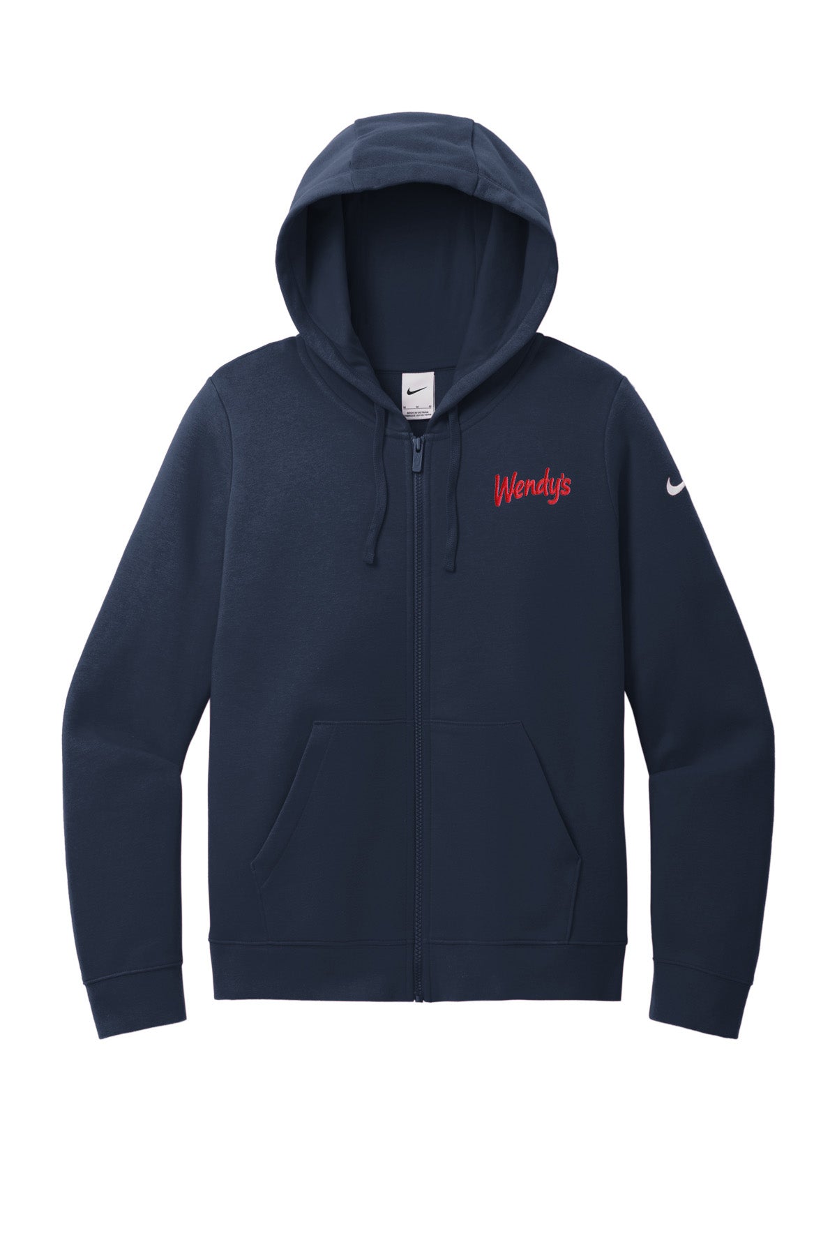 Nike Ladies Club Fleece Sleeve Swoosh Full-Zip Hoodie