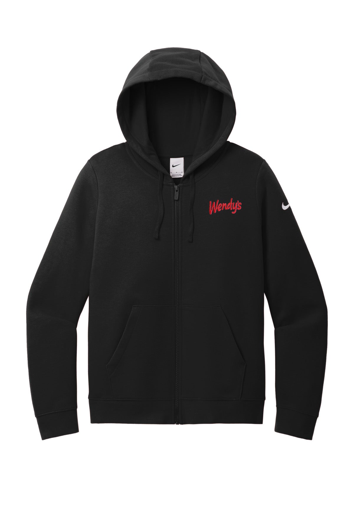 Nike Ladies Club Fleece Sleeve Swoosh Full-Zip Hoodie
