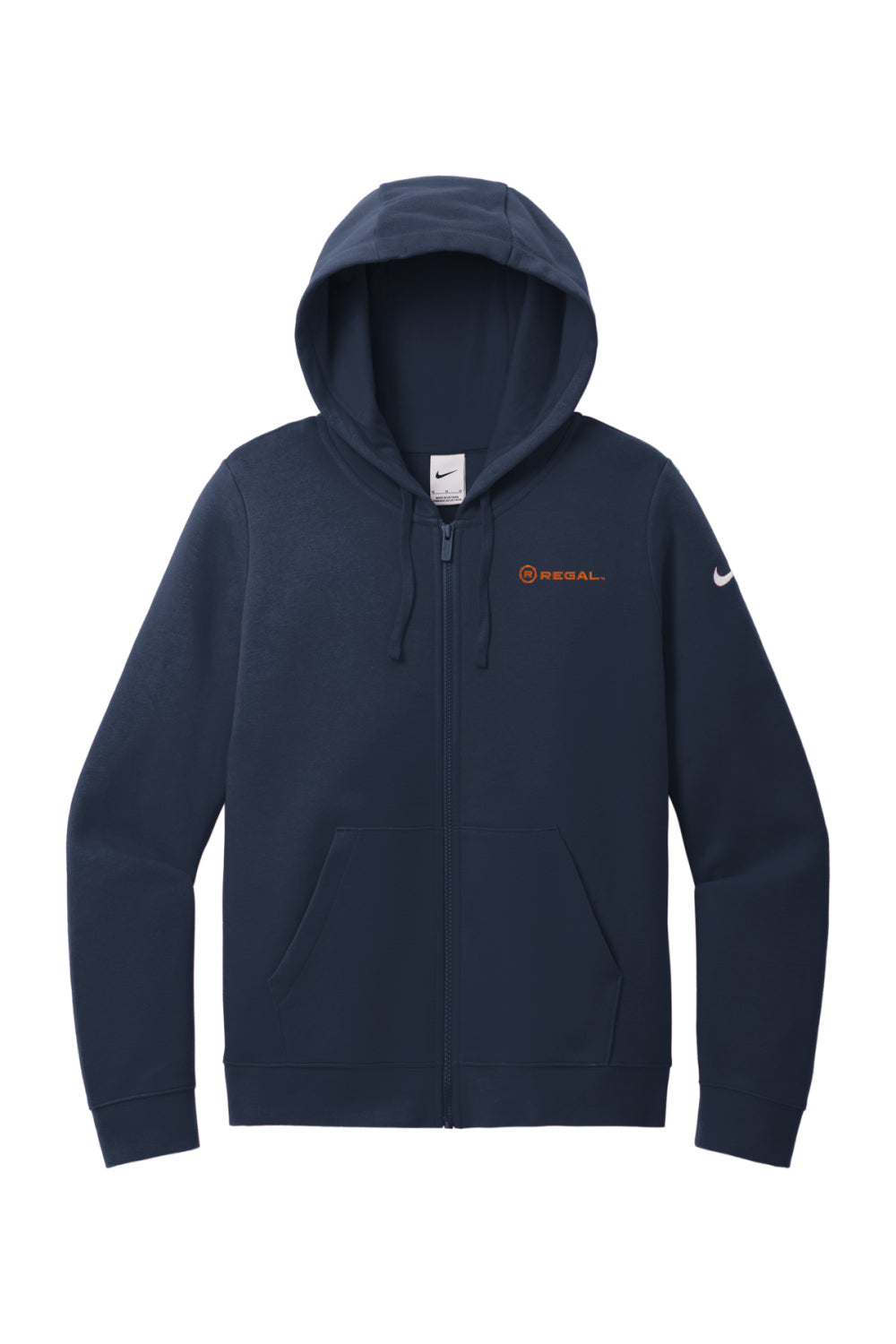 Nike Ladies Club Fleece Sleeve Swoosh Full-Zip Hoodie