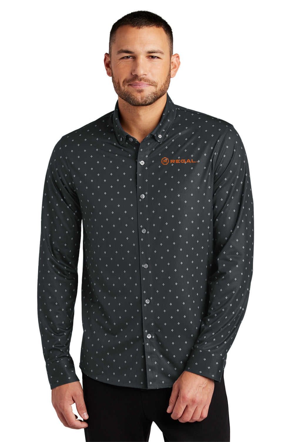 Anchor Grey Geo Diamond