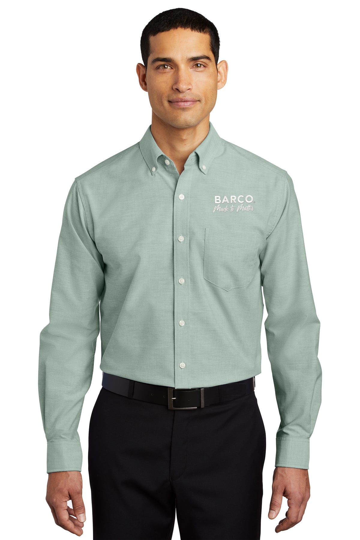 Port Authority® Long Sleeve SuperPro™ Oxford Shirt